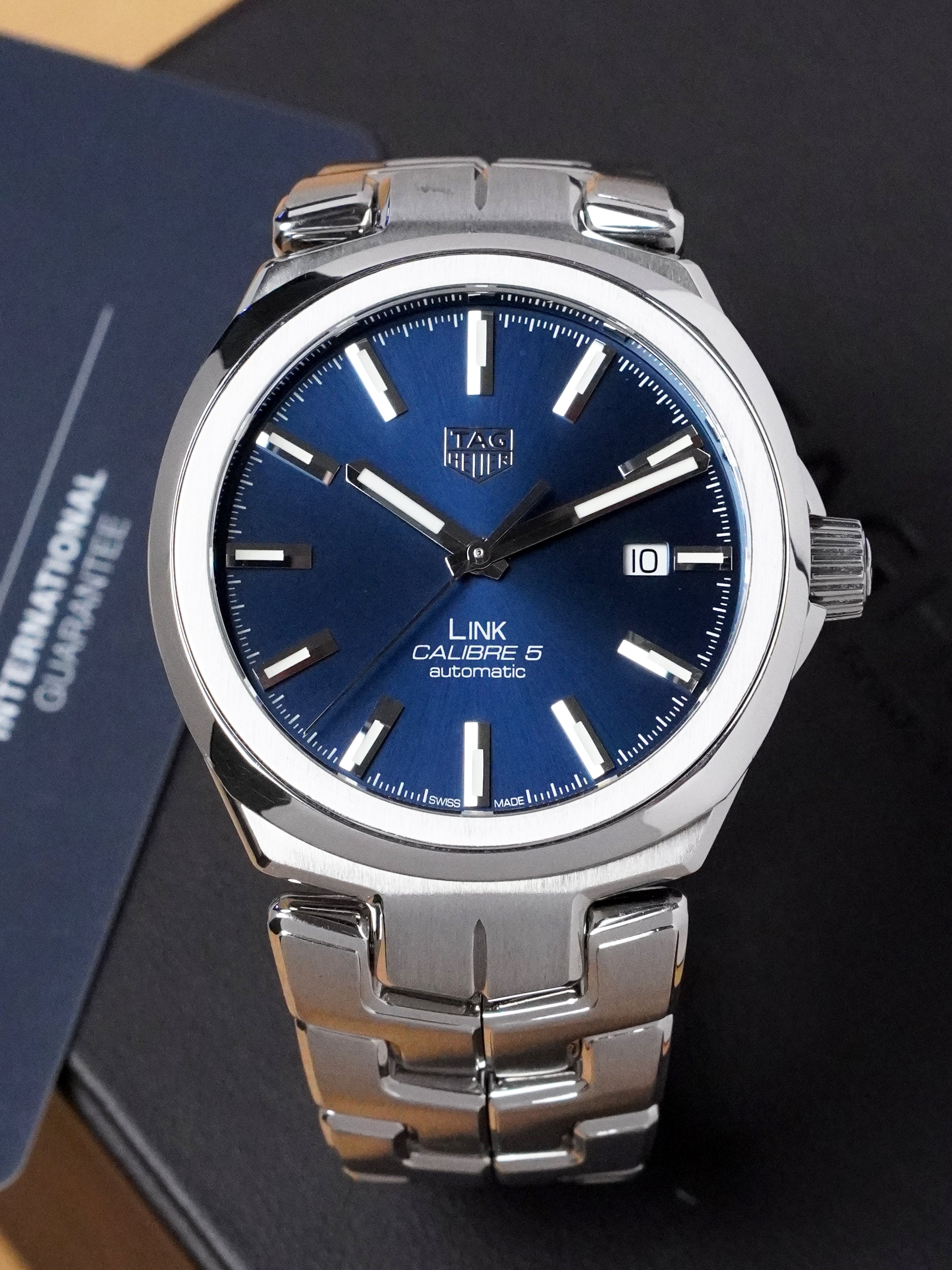 TAG Heuer Link WBC2112.BA0603 - Stainless Steel, Blue Dial, Automatic, Full Set (2017)