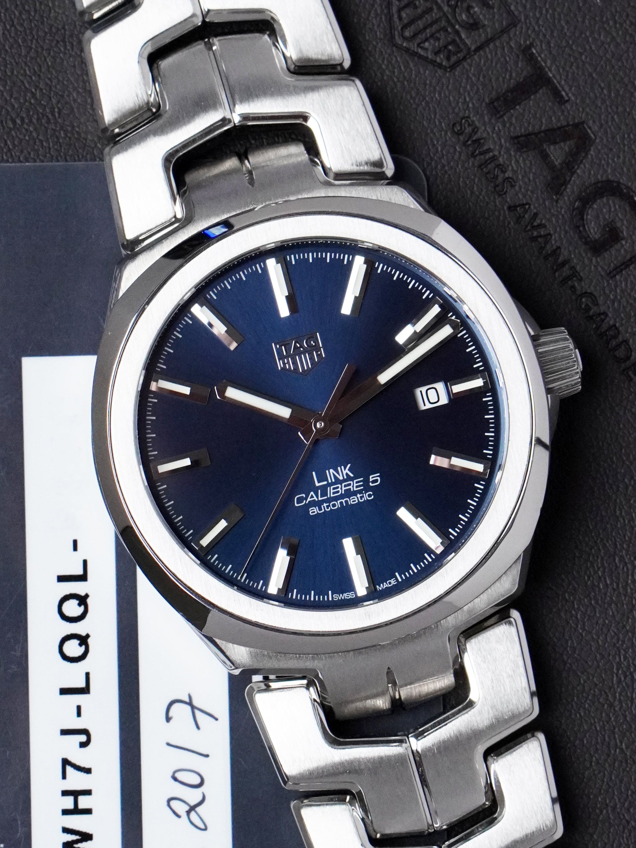 TAG Heuer Link WBC2112.BA0603 - Stainless Steel, Blue Dial, Automatic, Full Set (2017)