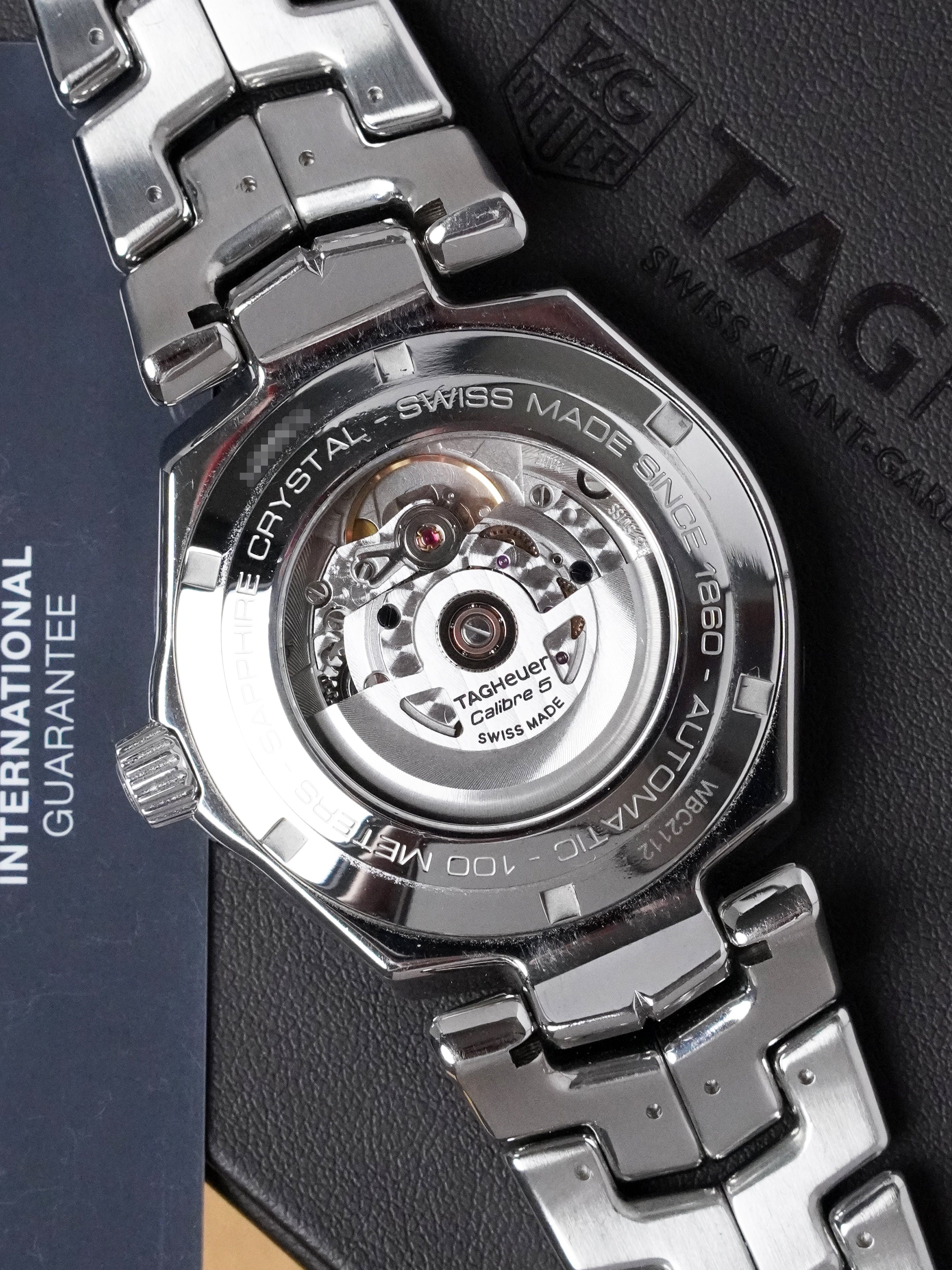 TAG Heuer Link WBC2112.BA0603 - Stainless Steel, Blue Dial, Automatic, Full Set (2017)