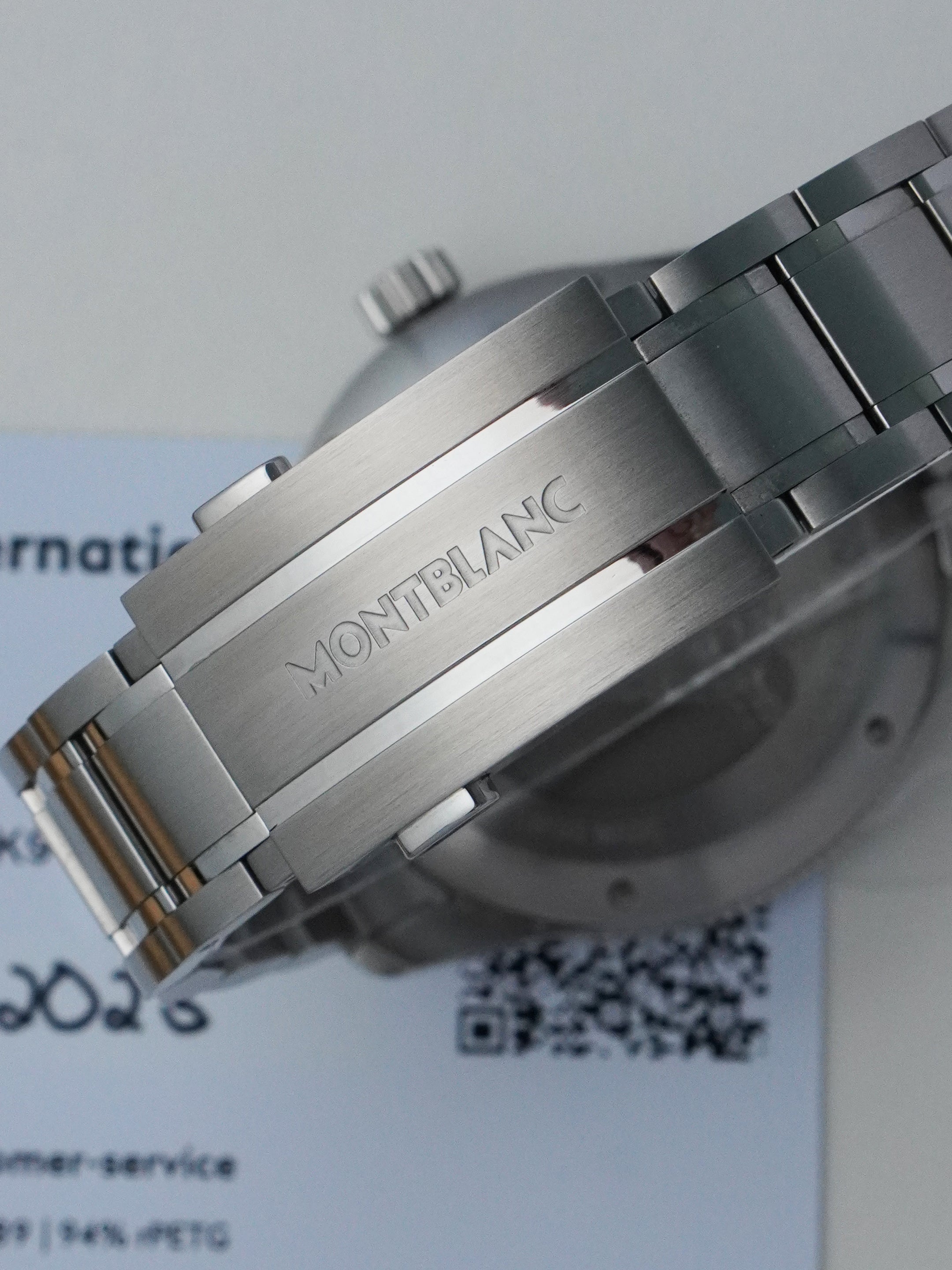 Montblanc Iced Sea Automatic Date MB129372 - Black Dial, Automatic, Full Set (2023)