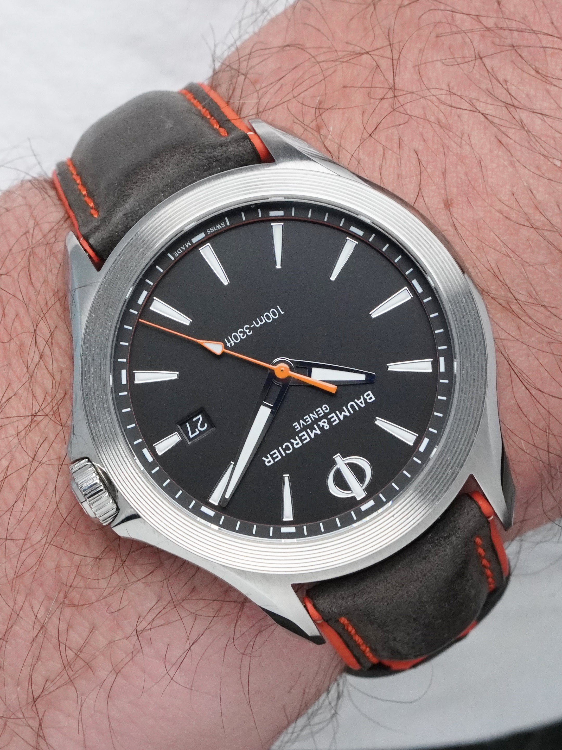 Baume & Mercier Clifton Club M0A10411 - Stainless Steel, Black Dial, Quartz, Full Set (2020)