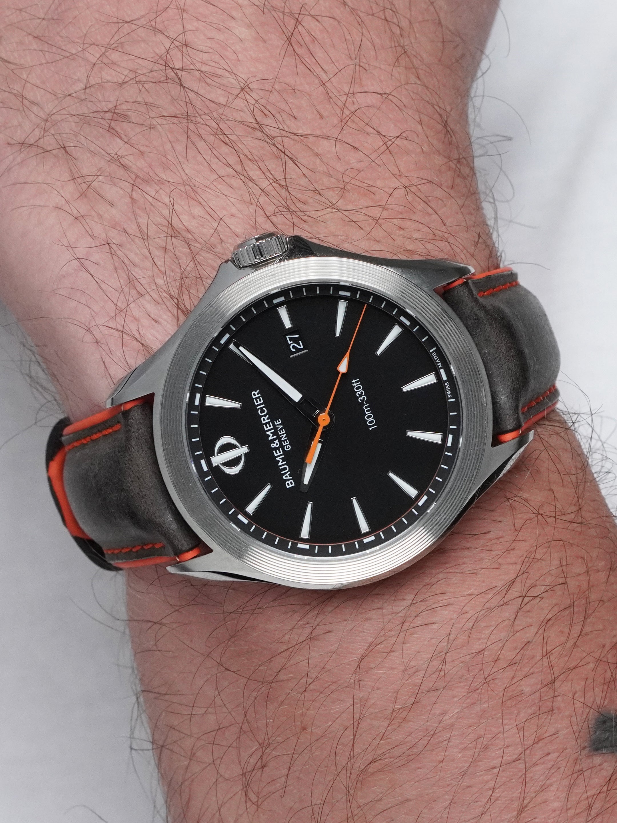 Baume & Mercier Clifton Club M0A10411 - Stainless Steel, Black Dial, Quartz, Full Set (2020)