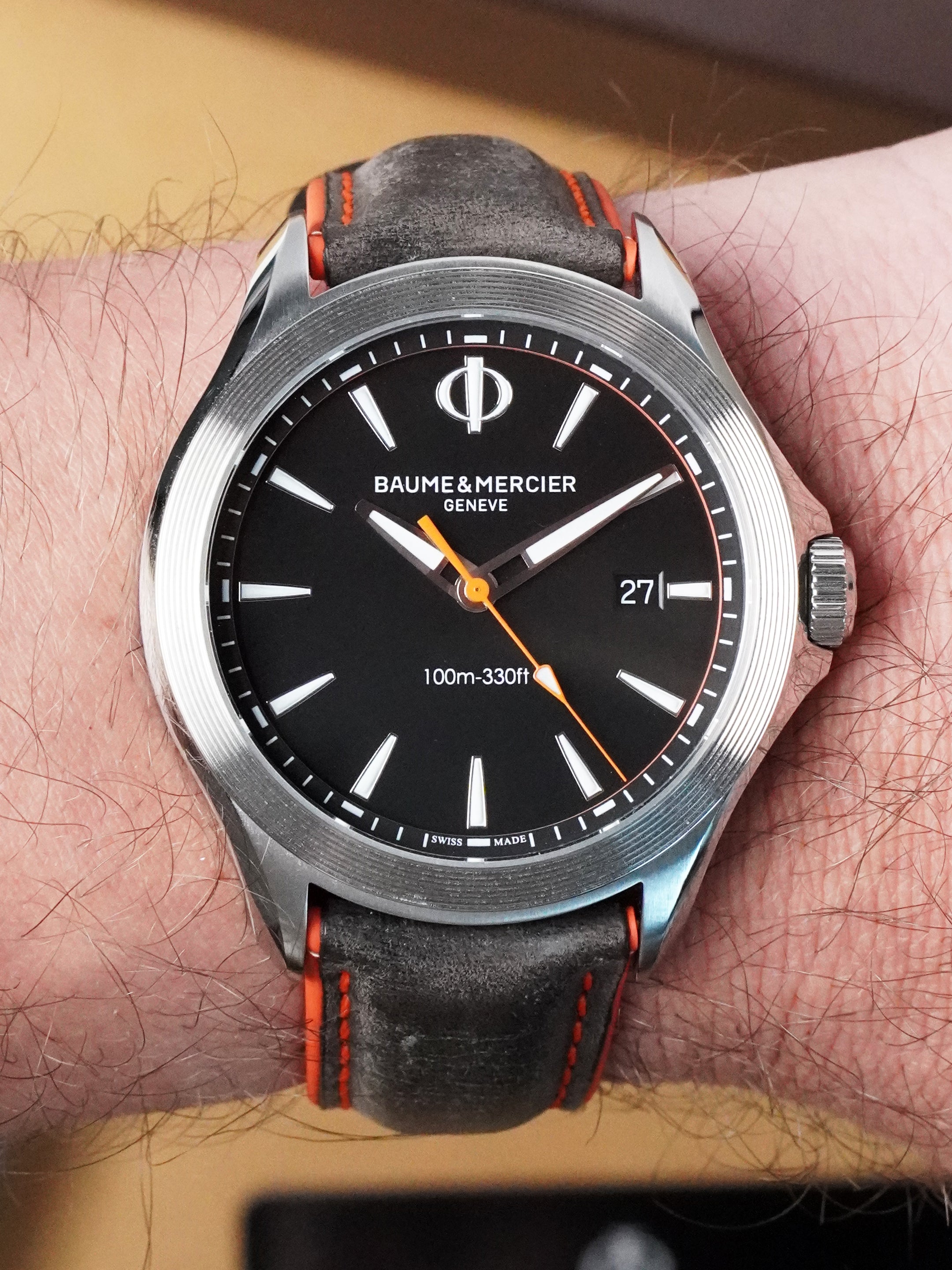 Baume & Mercier Clifton Club M0A10411 - Stainless Steel, Black Dial, Quartz, Full Set (2020)