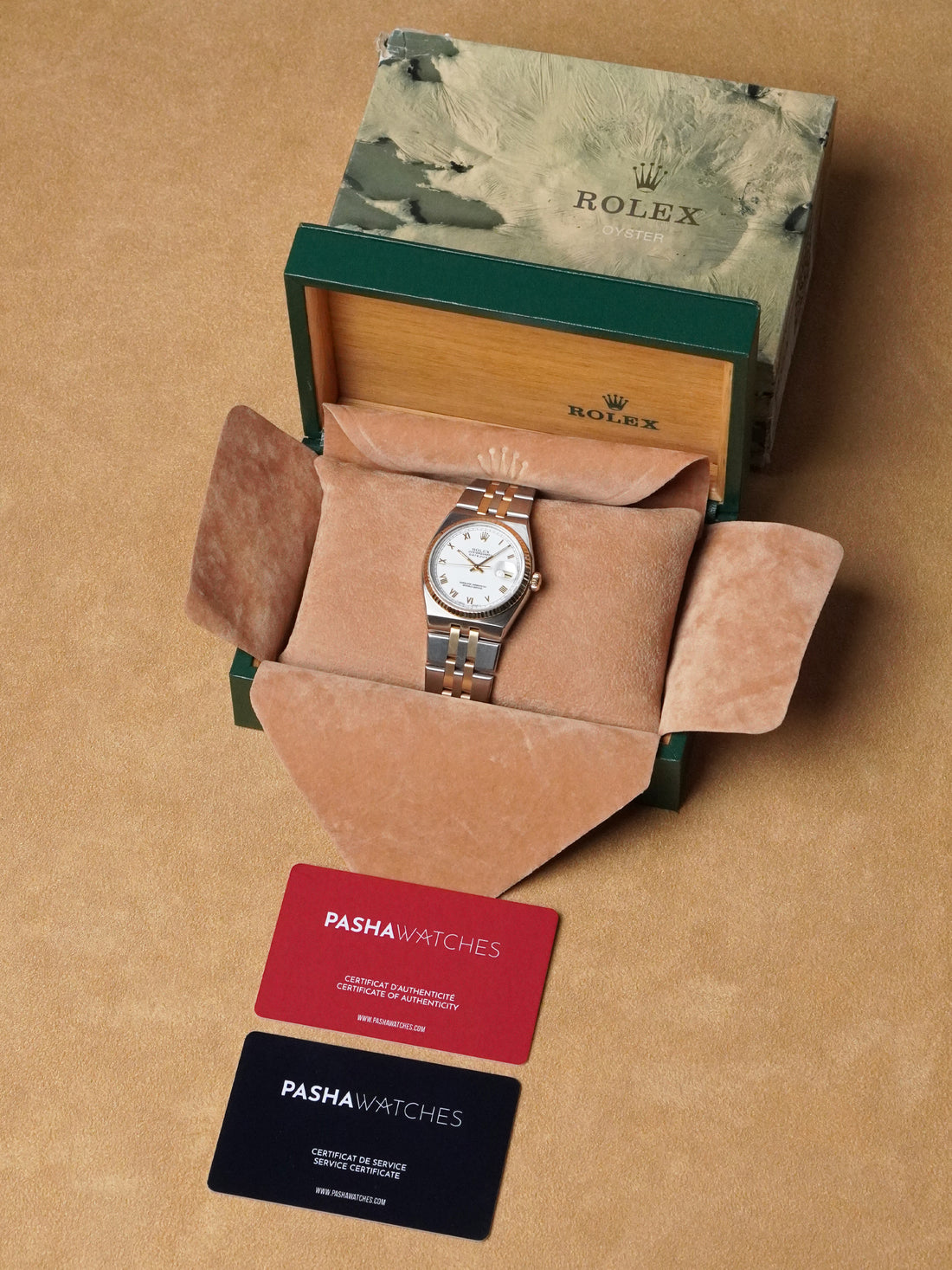 Rolex Datejust Oysterquartz 17013 - Two-Tone, White Dial, Quartz, Box Only (1987)