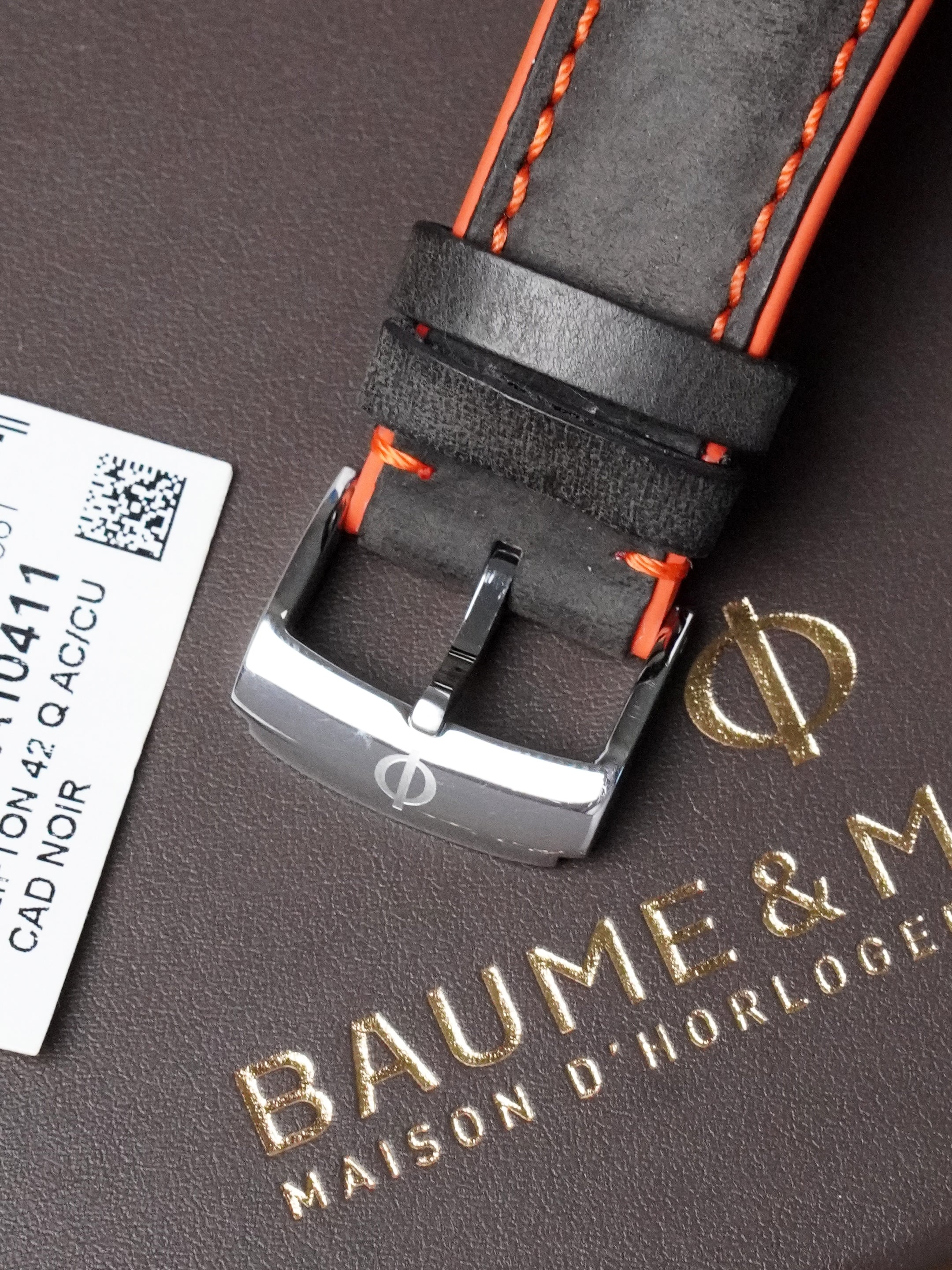 Baume & Mercier Clifton Club M0A10411 - Stainless Steel, Black Dial, Quartz, Full Set (2020)