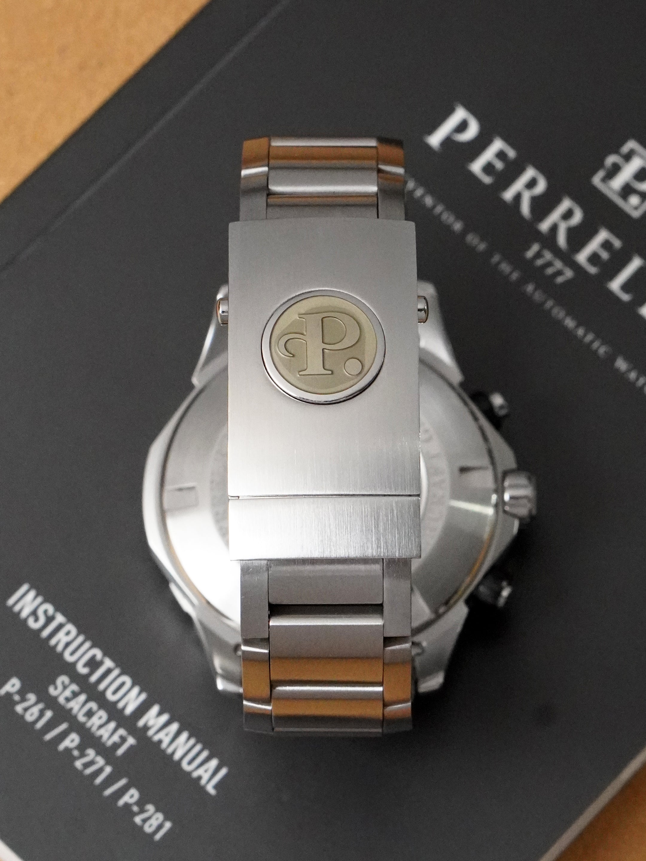 Perrelet Seacraft GMT A1055/A - Stainless Steel, White Dial, Automatic, Full Set (2011)