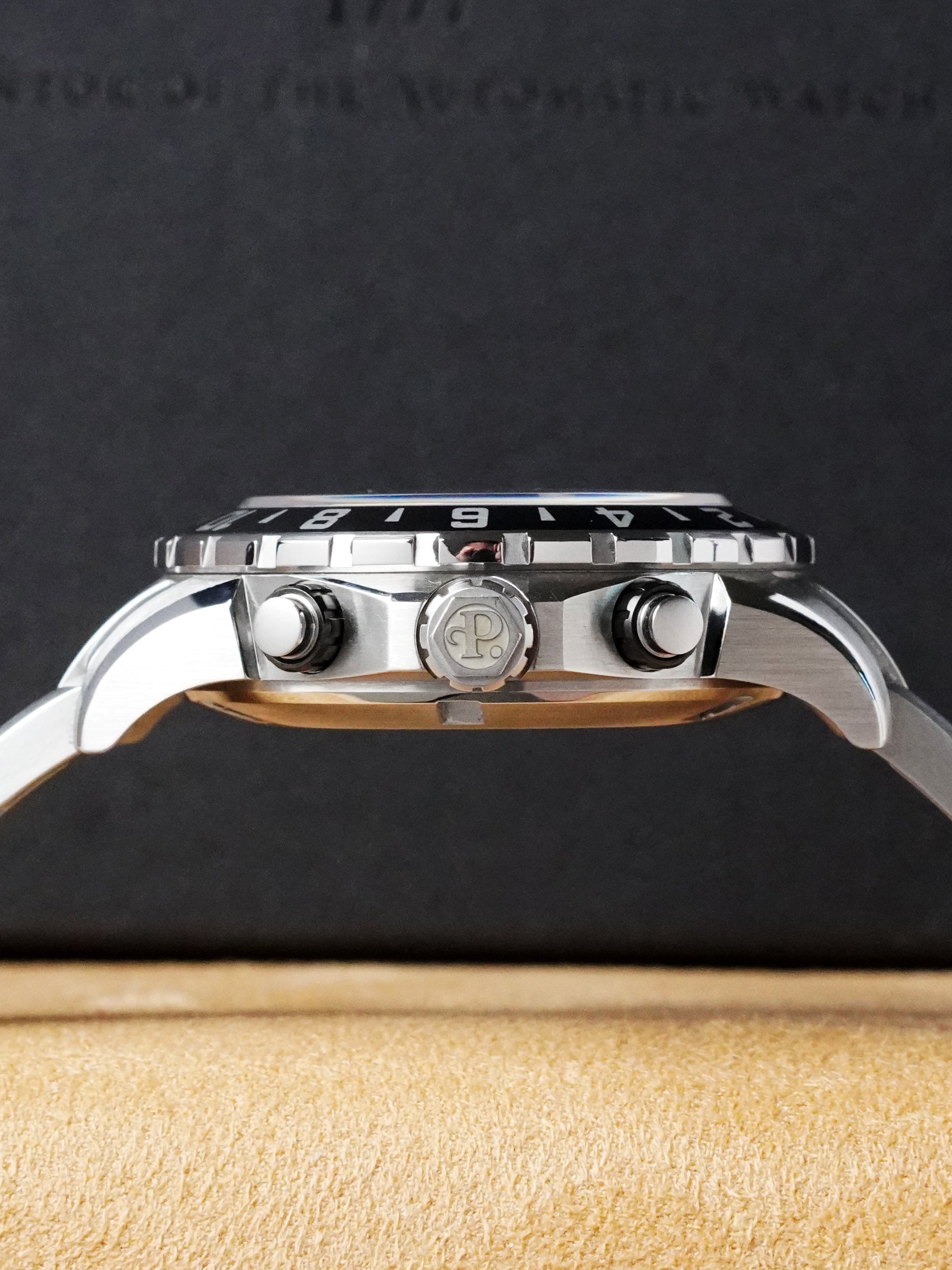 Perrelet Seacraft GMT A1055/A - Stainless Steel, White Dial, Automatic, Full Set (2011)