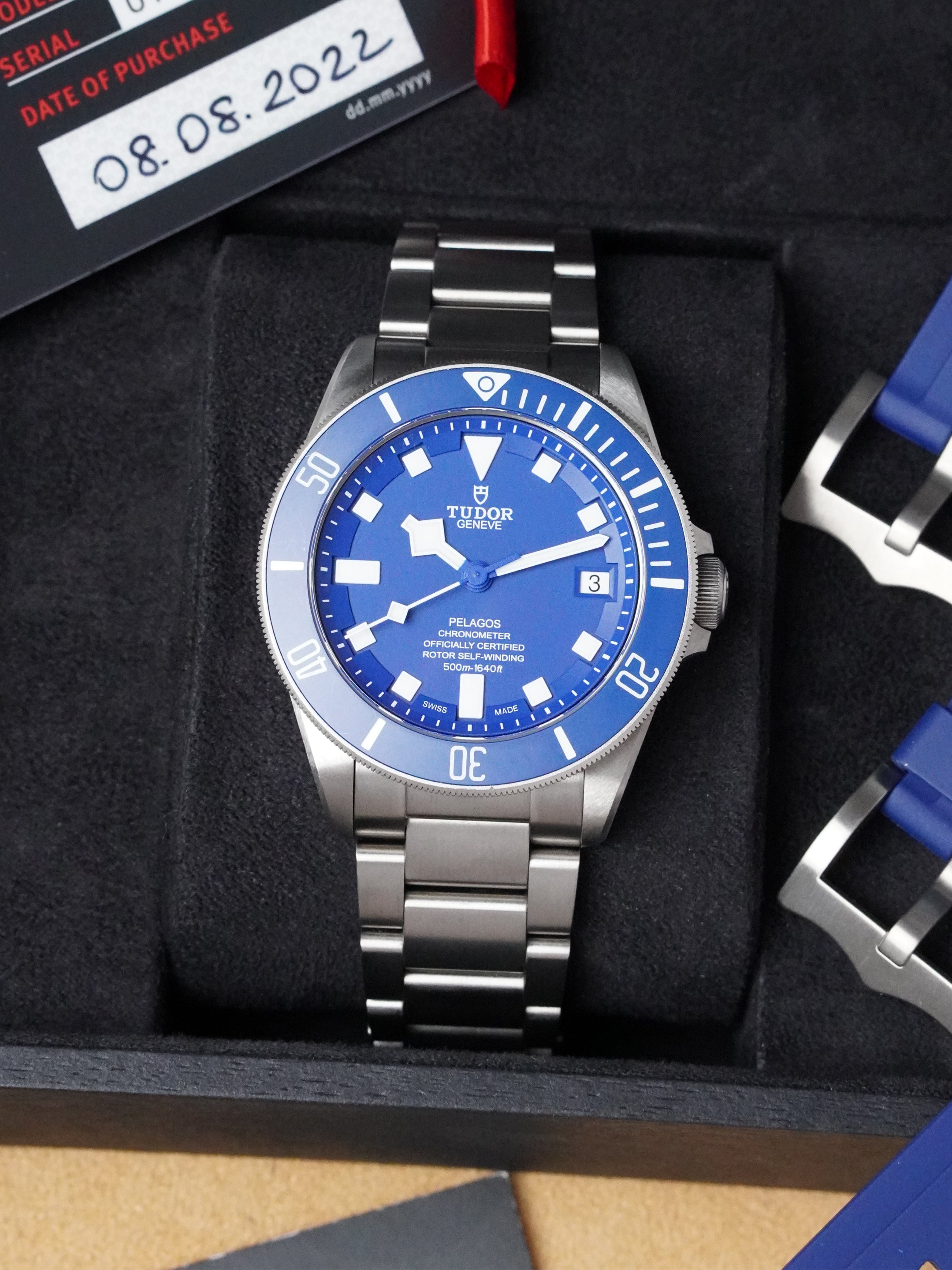 Tudor Pelagos M25600TB-0001 - Titanium, Blue Dial, Automatic, Full Set (2022)