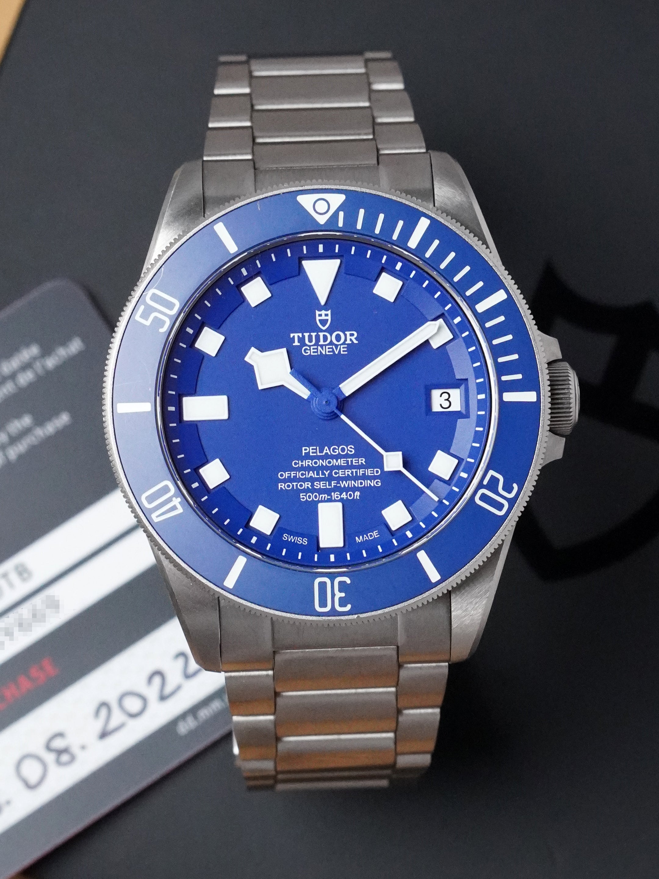 Tudor Pelagos M25600TB-0001 - Titanium, Blue Dial, Automatic, Full Set (2022)