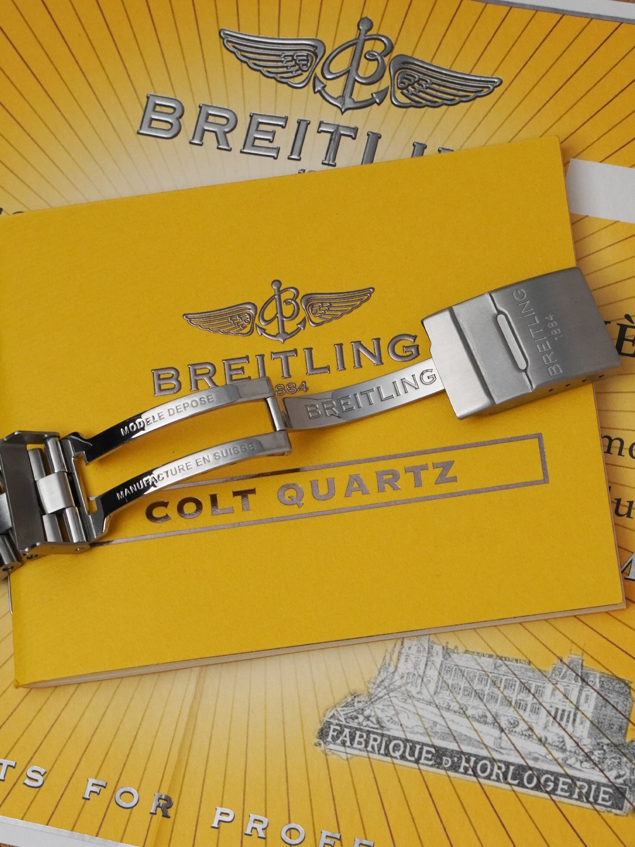 Breitling Colt A74380 - Stainless Steel, Blue Dial, Quartz, Full Set (2008)