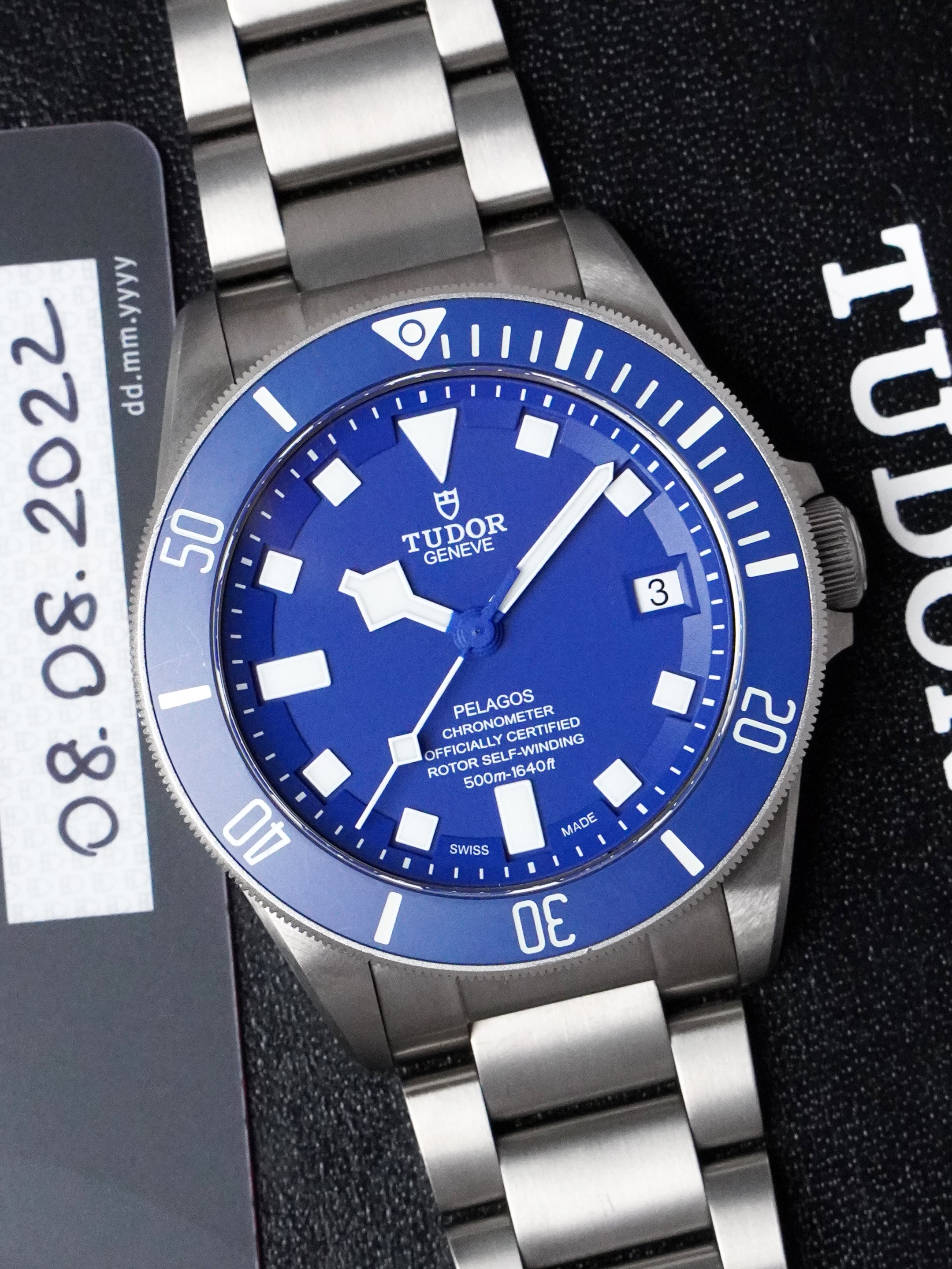 Tudor Pelagos M25600TB-0001 - Titanium, Blue Dial, Automatic, Full Set (2022)