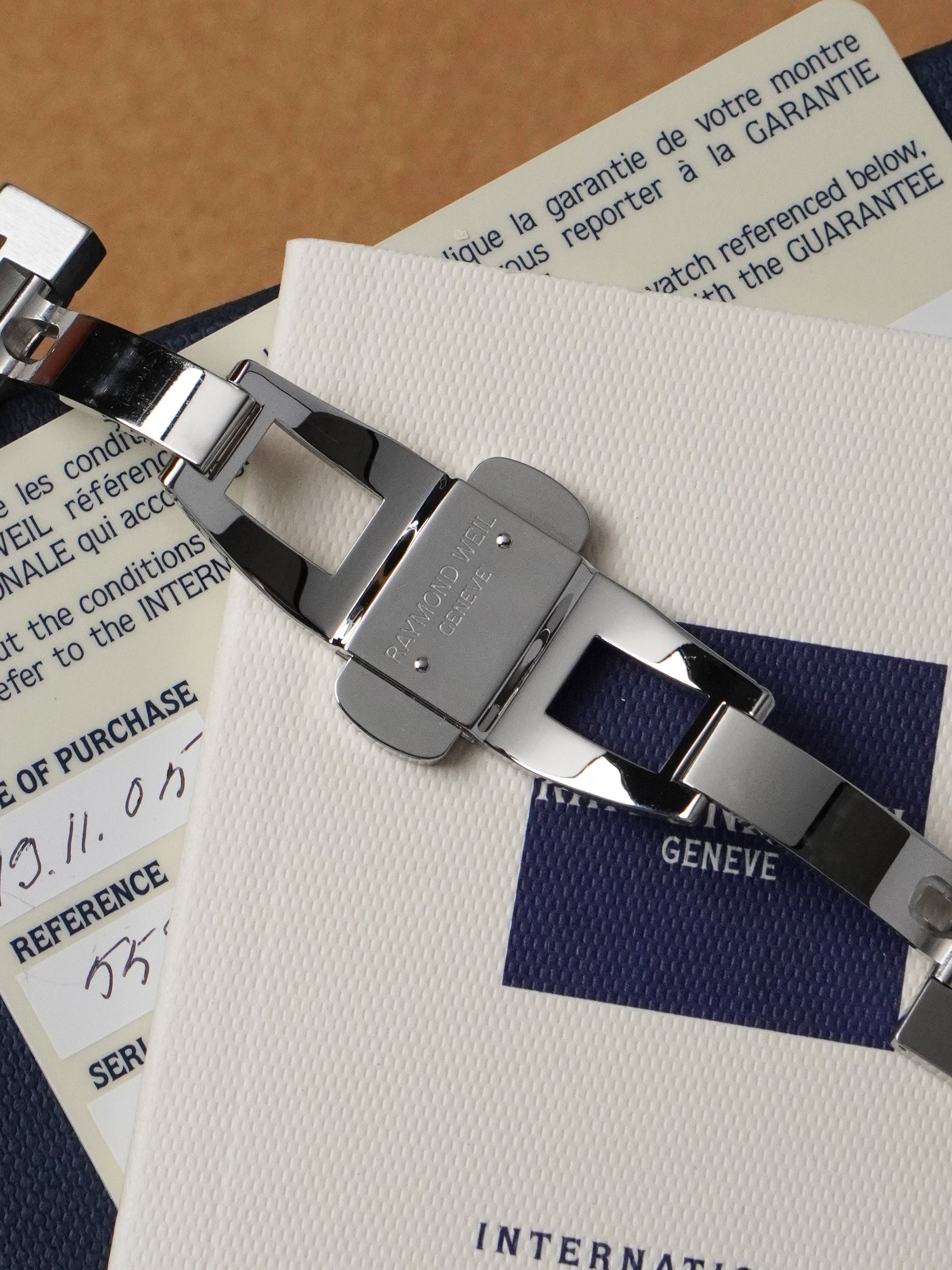 Raymond Weil Tango 5590 - Gold / Steel, Gold Dial, Quartz, Full Set (2005)