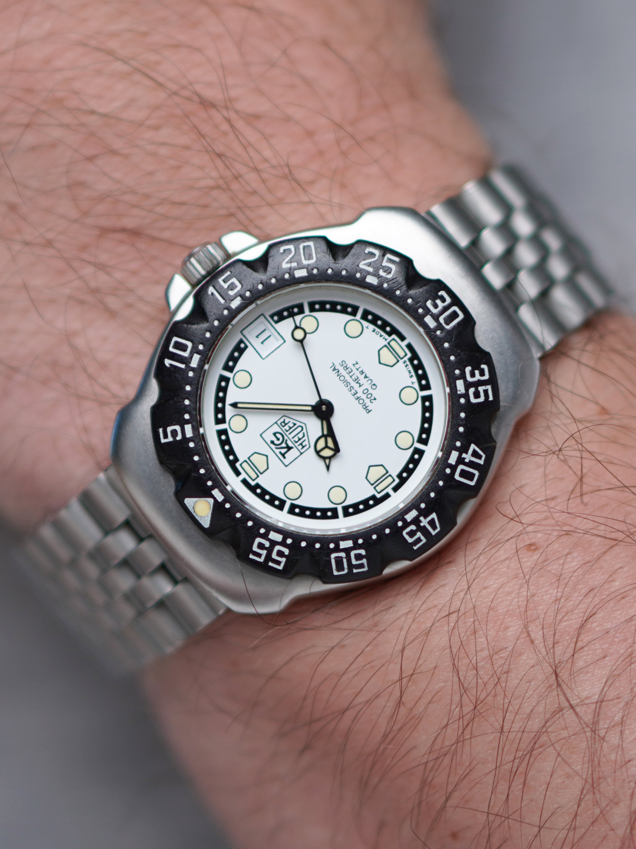 TAG Heuer Formula 1 Quartz WA1218 - Stainless Steel, White Dial