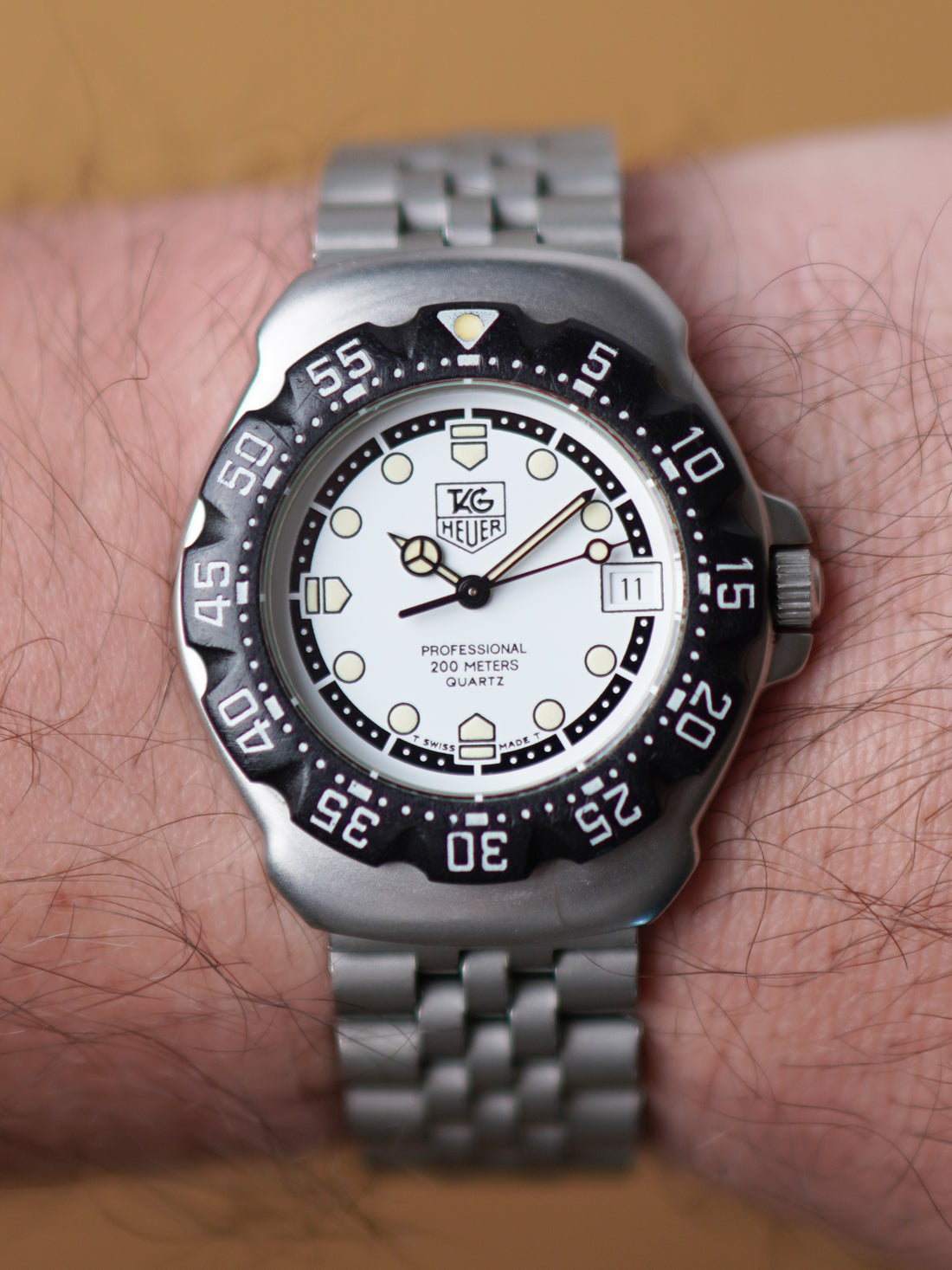 TAG Heuer Formula 1 Quartz WA1218 - Stainless Steel, White Dial, Quartz, Watch Only (1996)