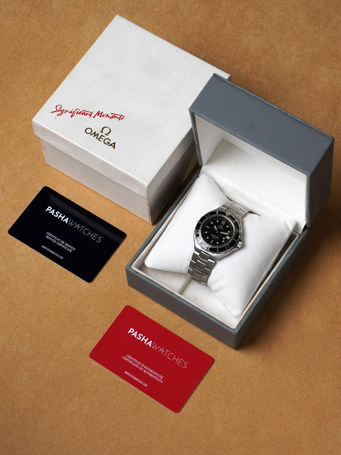 Omega Seamaster Professional 200m "Pre-Bond" 396.1052 - Black Dial, Quartz, Box (1989)