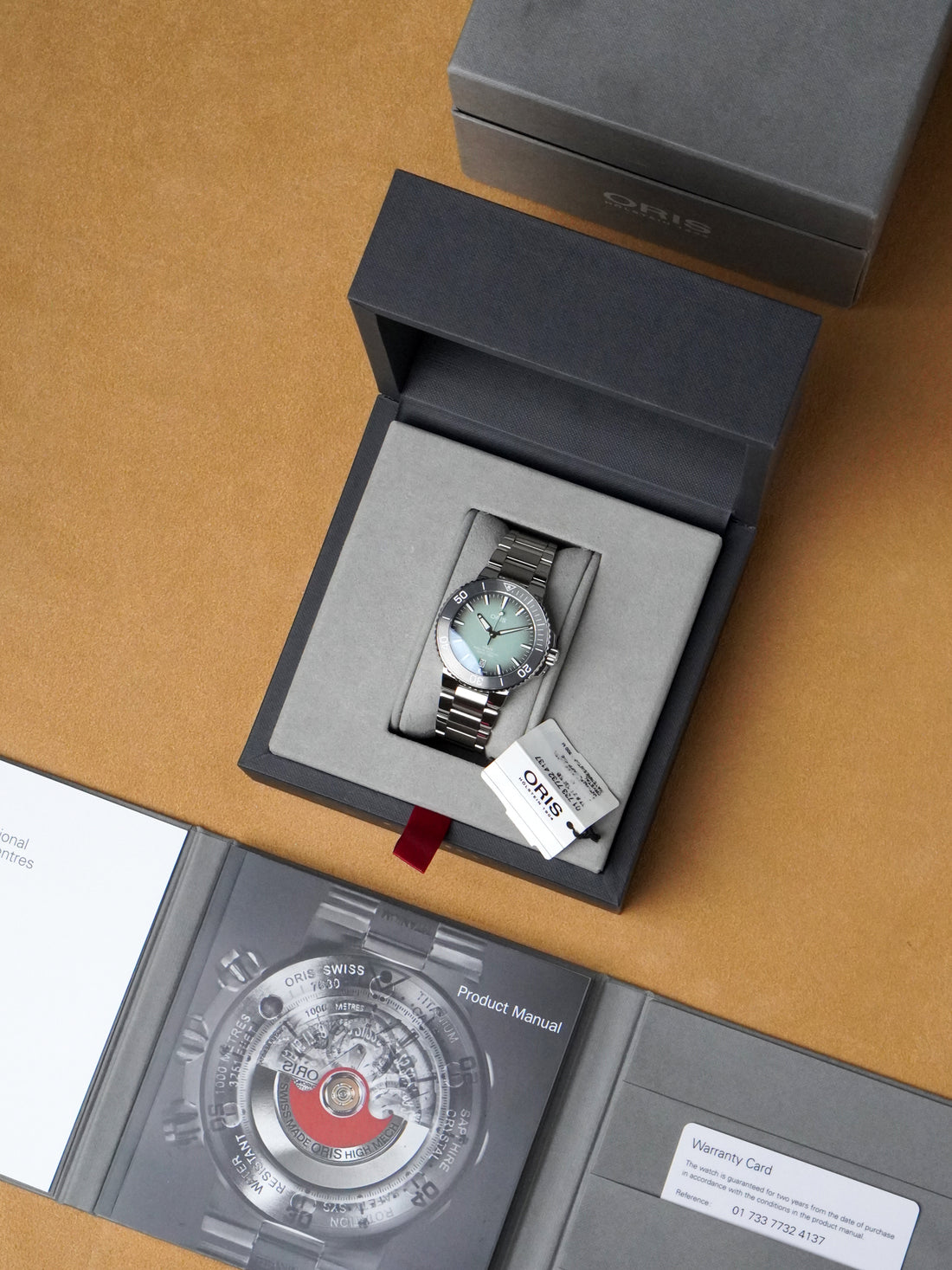 Oris Aquis Date 01 733 7732 4137-07 8 21 05PEB - Stainless Steel, Automatic, Full Set (2020)