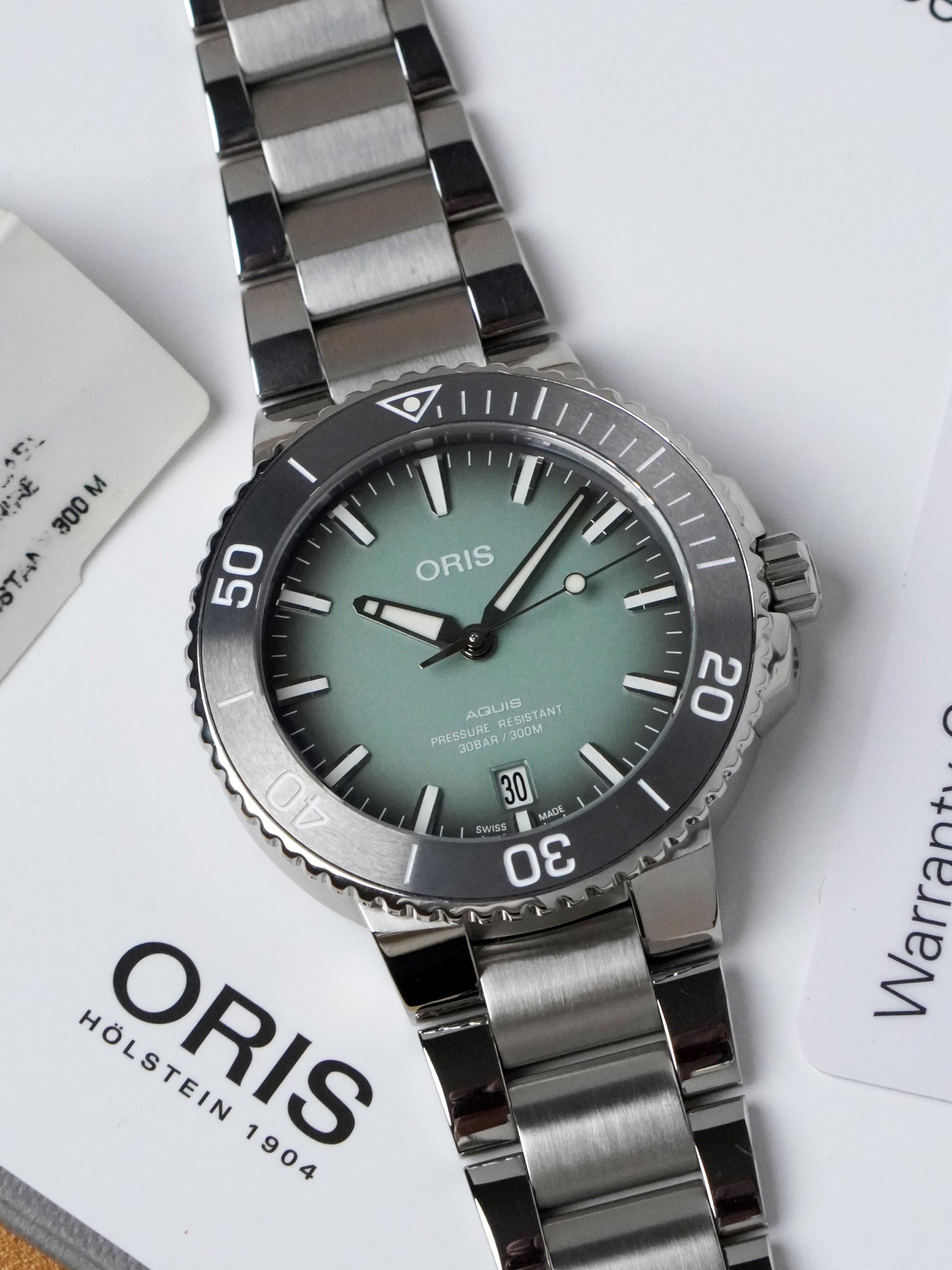 Oris Aquis Date 01 733 7732 4137-07 8 21 05PEB - Stainless Steel, Automatic, Full Set (2020)