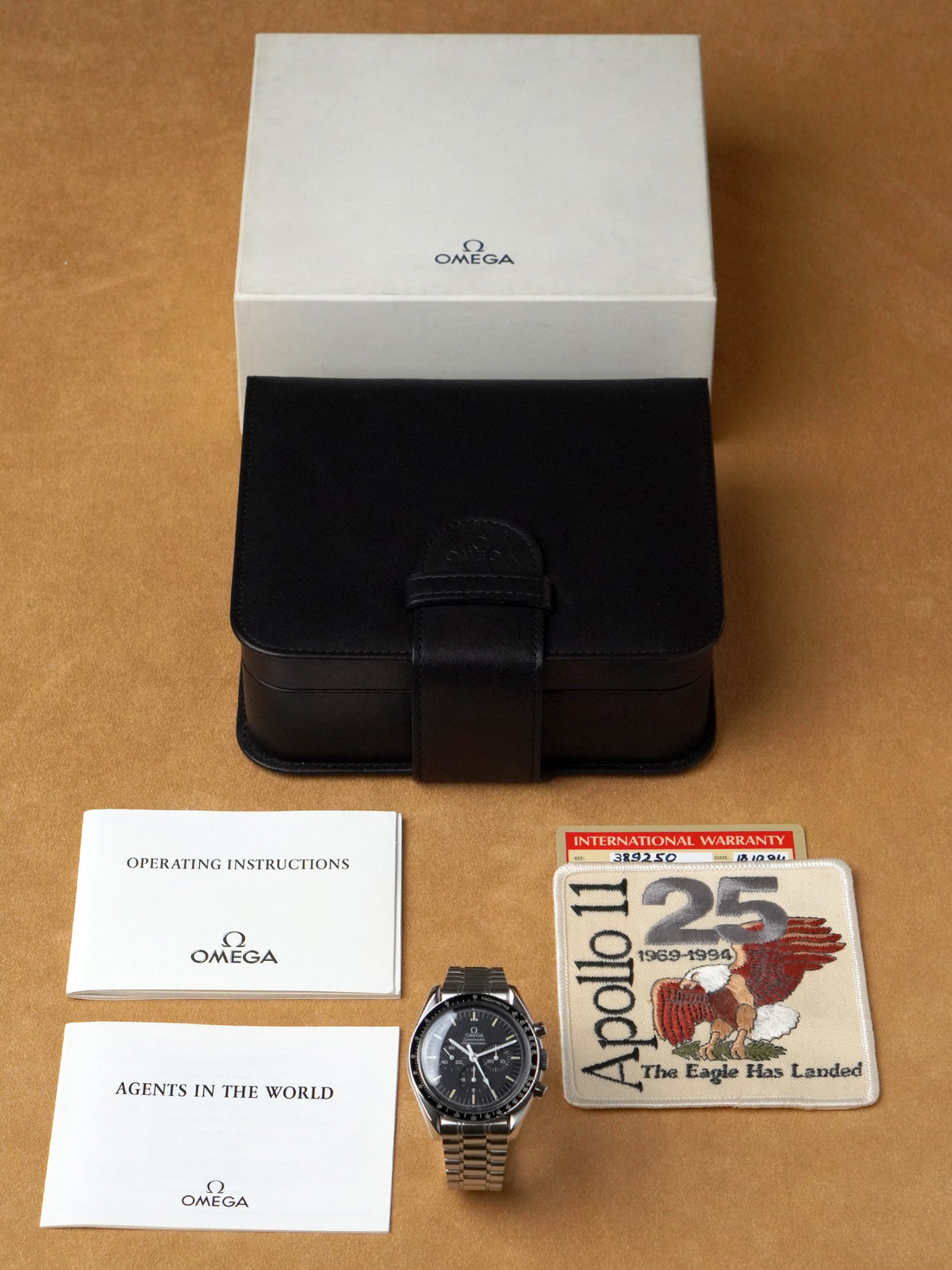 Omega Speedmaster Professional Moonwatch "Apollo XI 25th Anniversary" 3892.50 - 345.0808 - Full Set (1994)