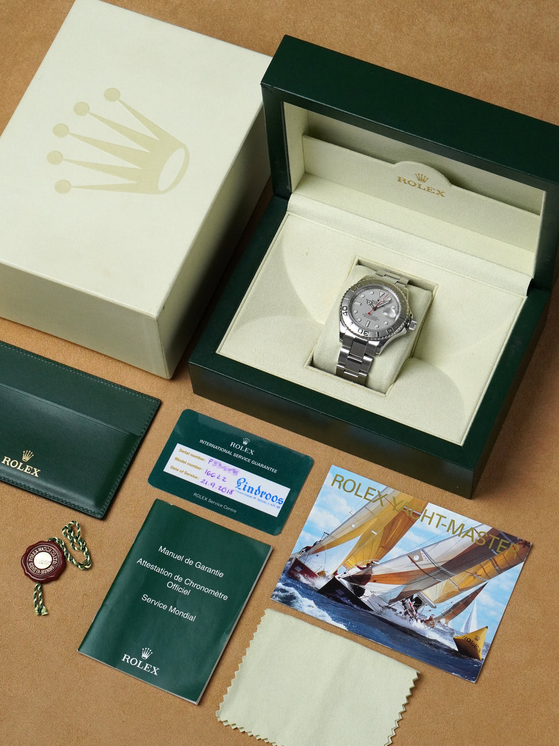 Rolex Yacht-Master 40 "Rolesium" 16622 - SS/Platinum, Platinum Dial, Automatic (2004)