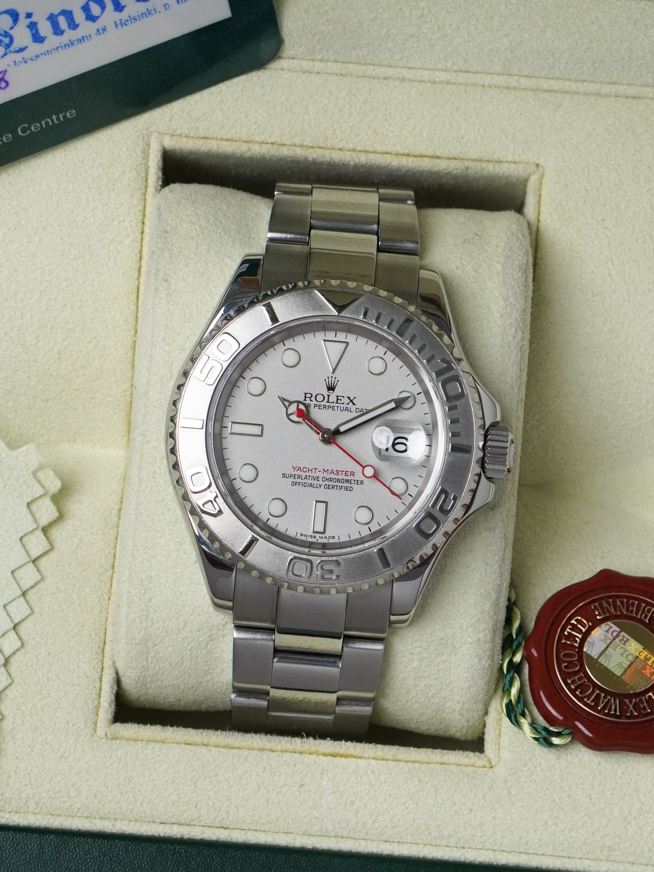 Rolex Yacht-Master 40 "Rolesium" 16622 - SS/Platinum, Platinum Dial, Automatic (2004)