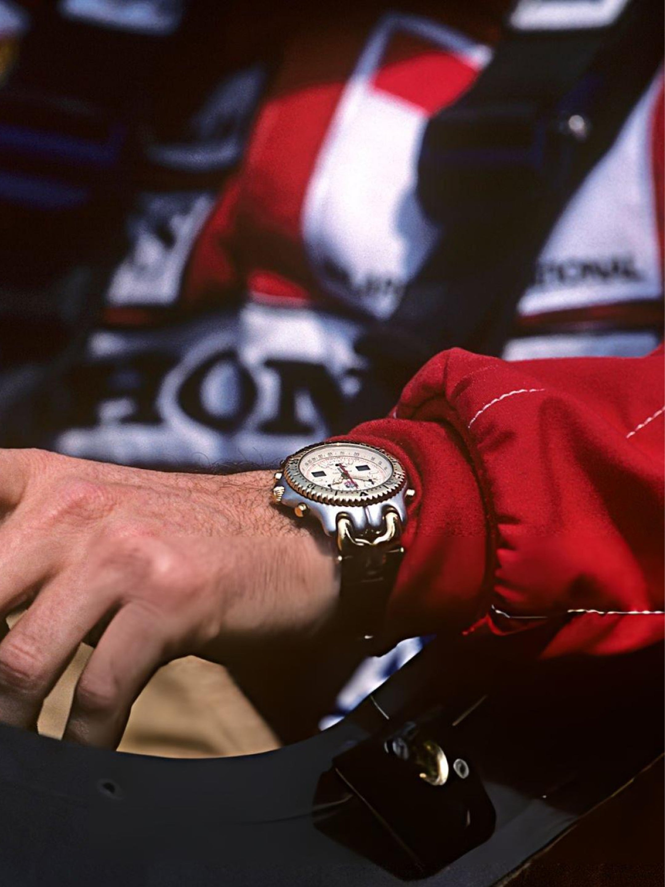 TAG Heuer S/EL Quartz Chronograph S25.706C - Ayrton Senna, Full Set (1993)