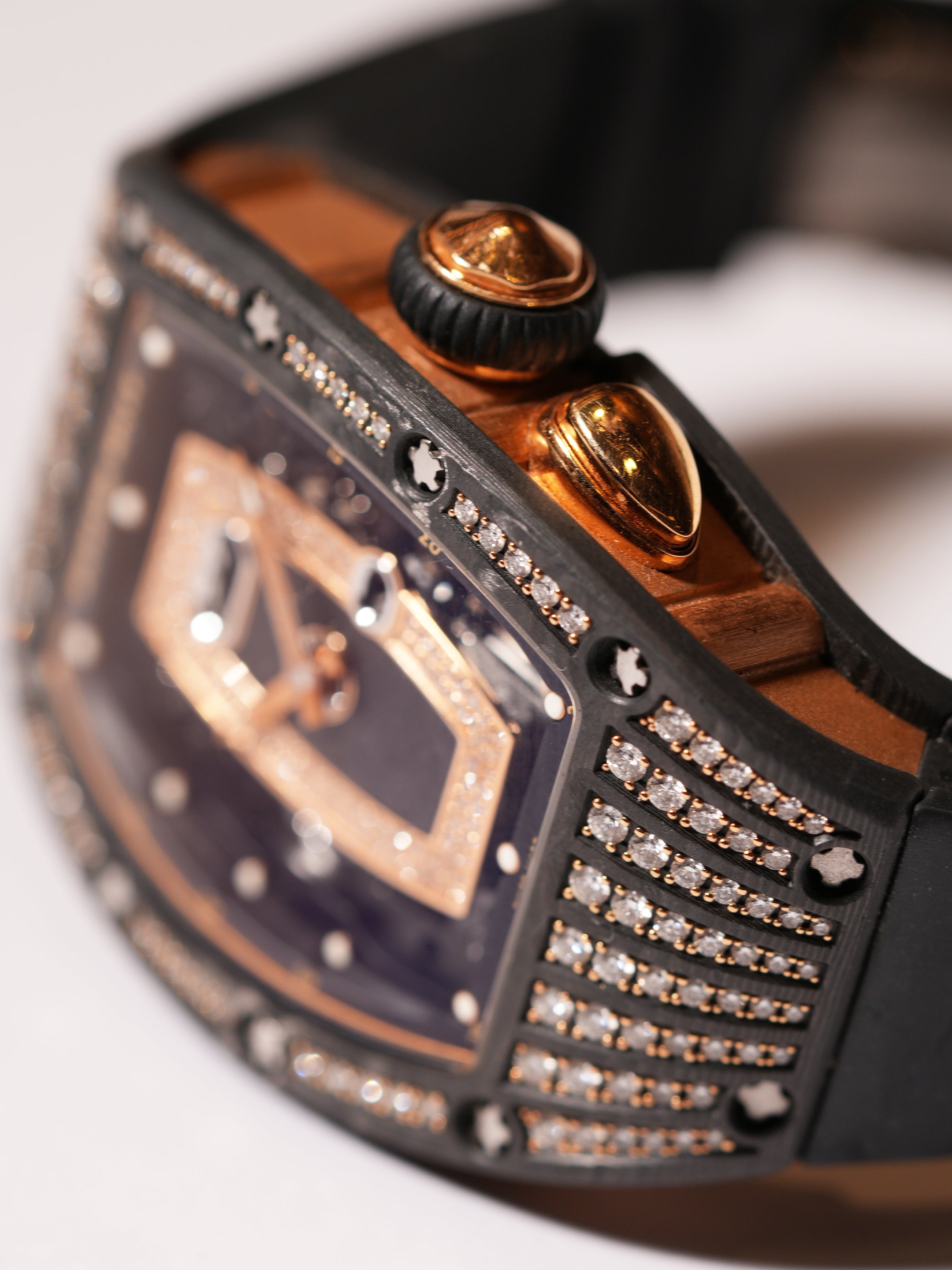 Richard Mille RM 037 RG CA TPT - 18k Rose Gold & Carbon TPT, Automatic, Full Set (2020)