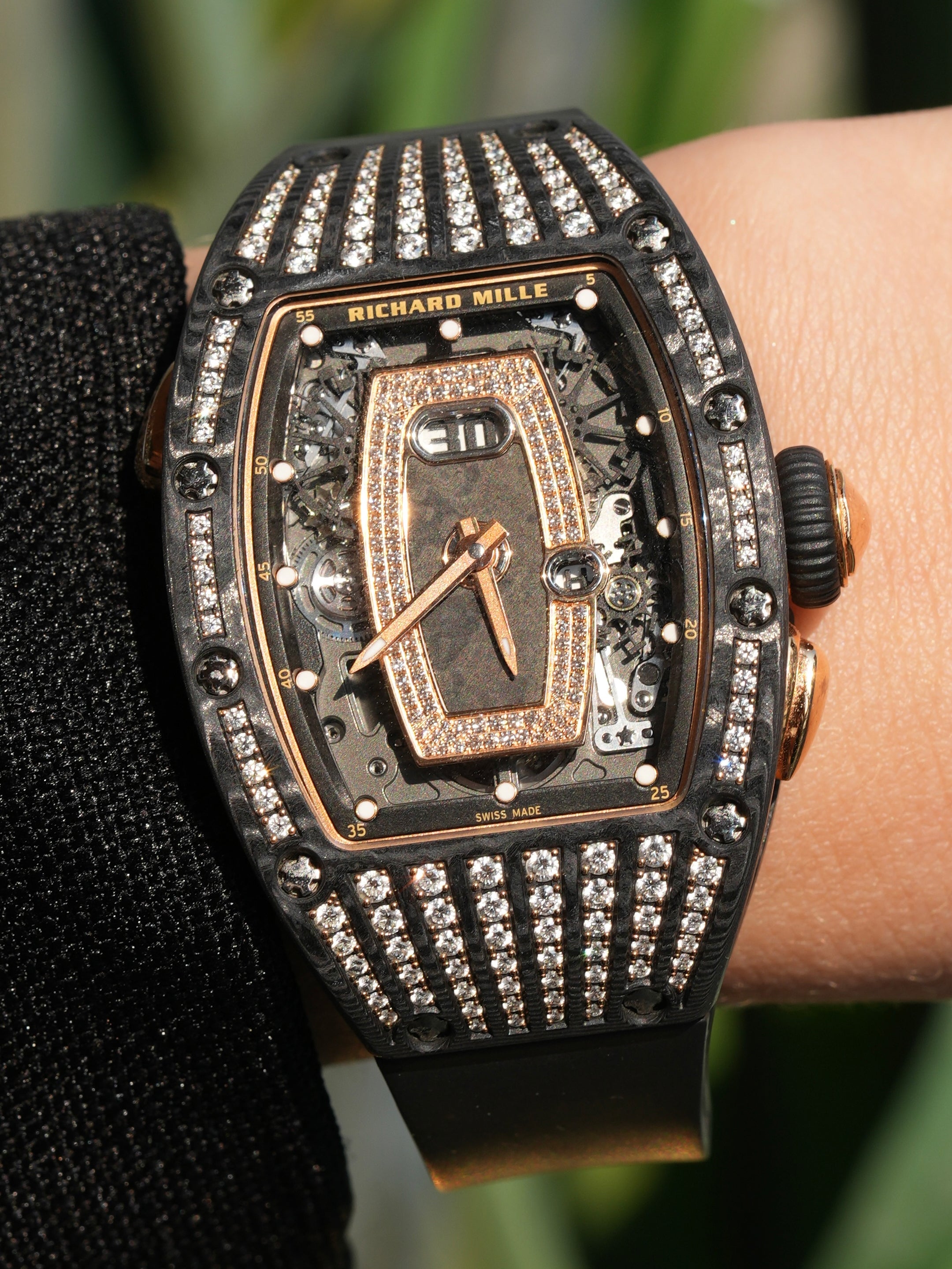 Richard Mille RM 037 RG CA TPT - 18k Rose Gold & Carbon TPT, Automatic, Full Set (2020)