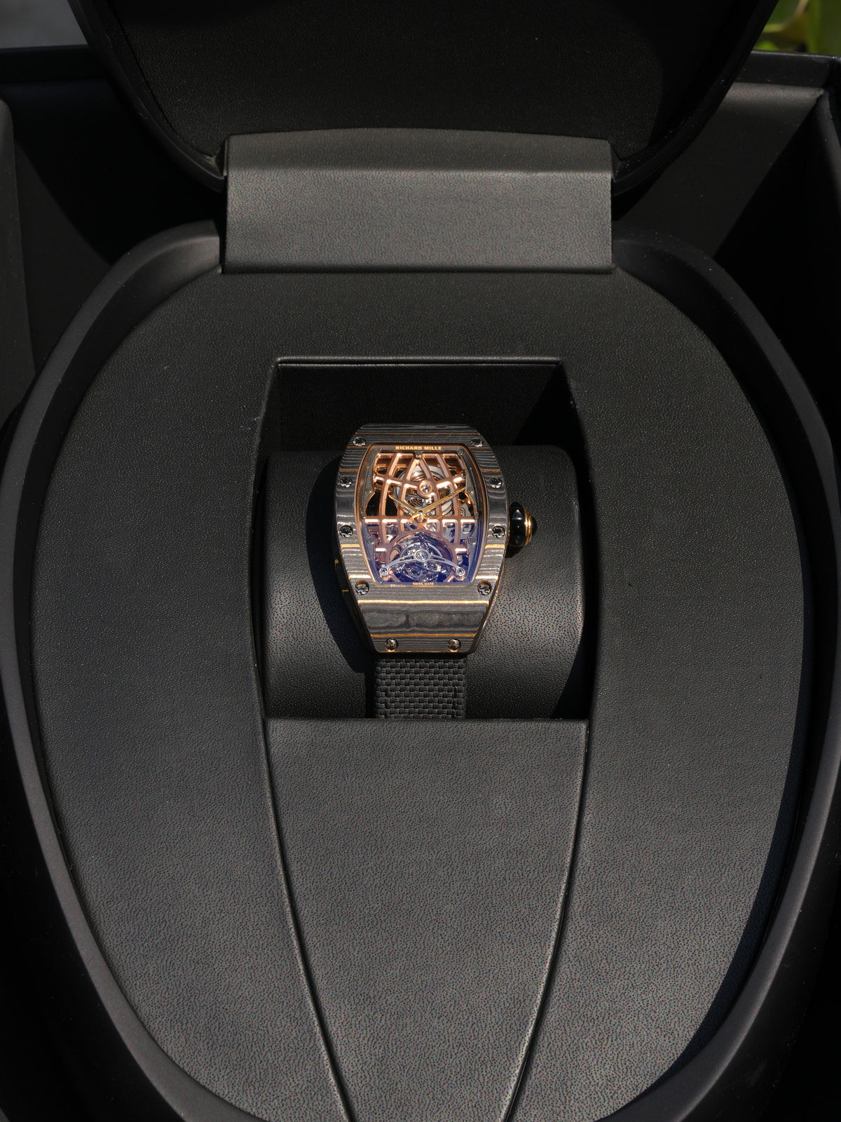 Richard Mille Automatic Tourbillon Gold Carbon TPT RM 74-02 - Watch & Box (2022*)