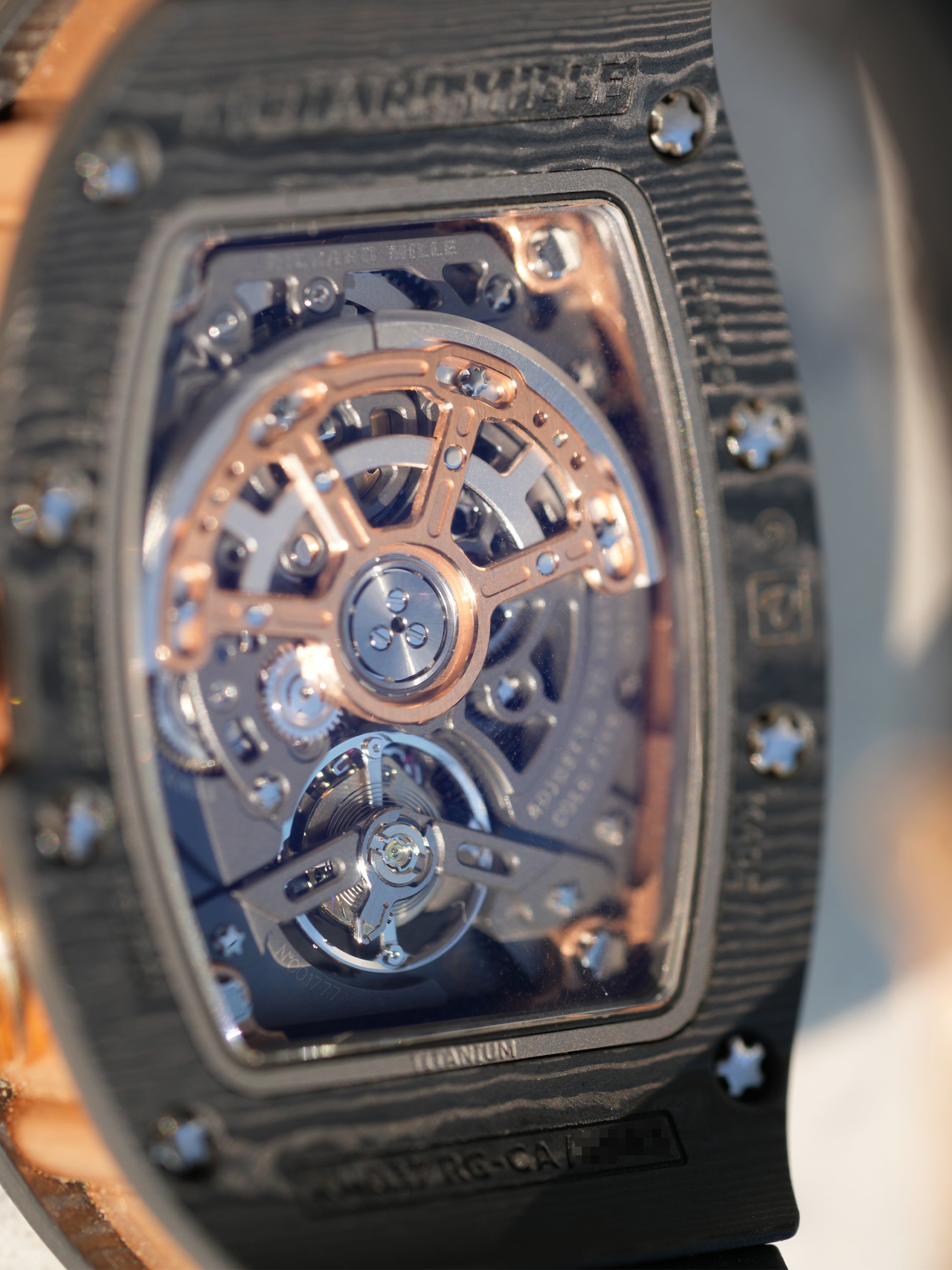 Richard Mille RM 037 RG CA TPT - 18k Rose Gold & Carbon TPT, Automatic, Full Set (2020)