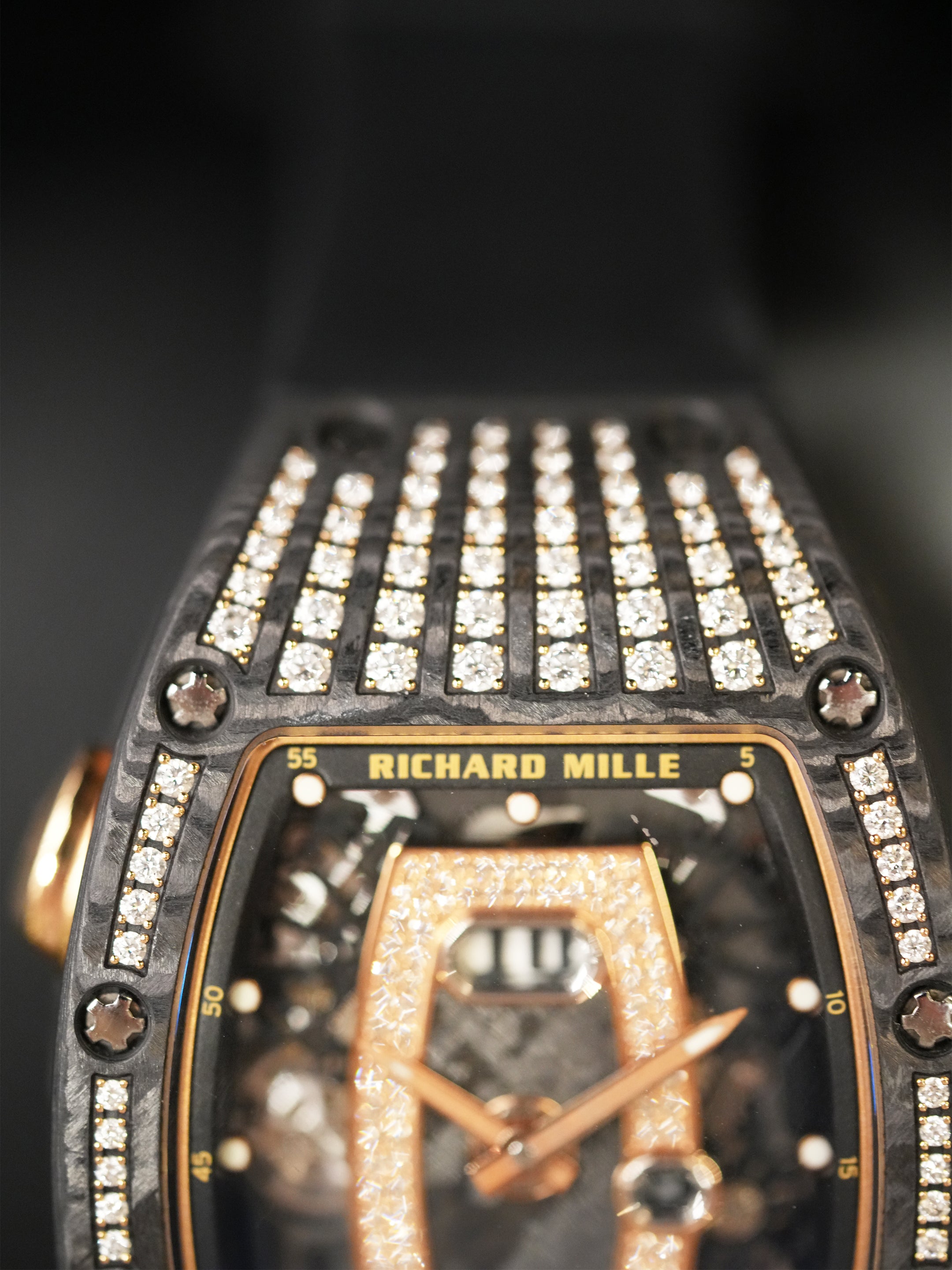 Richard Mille RM 037 RG CA TPT - 18k Rose Gold & Carbon TPT, Automatic, Full Set (2020)