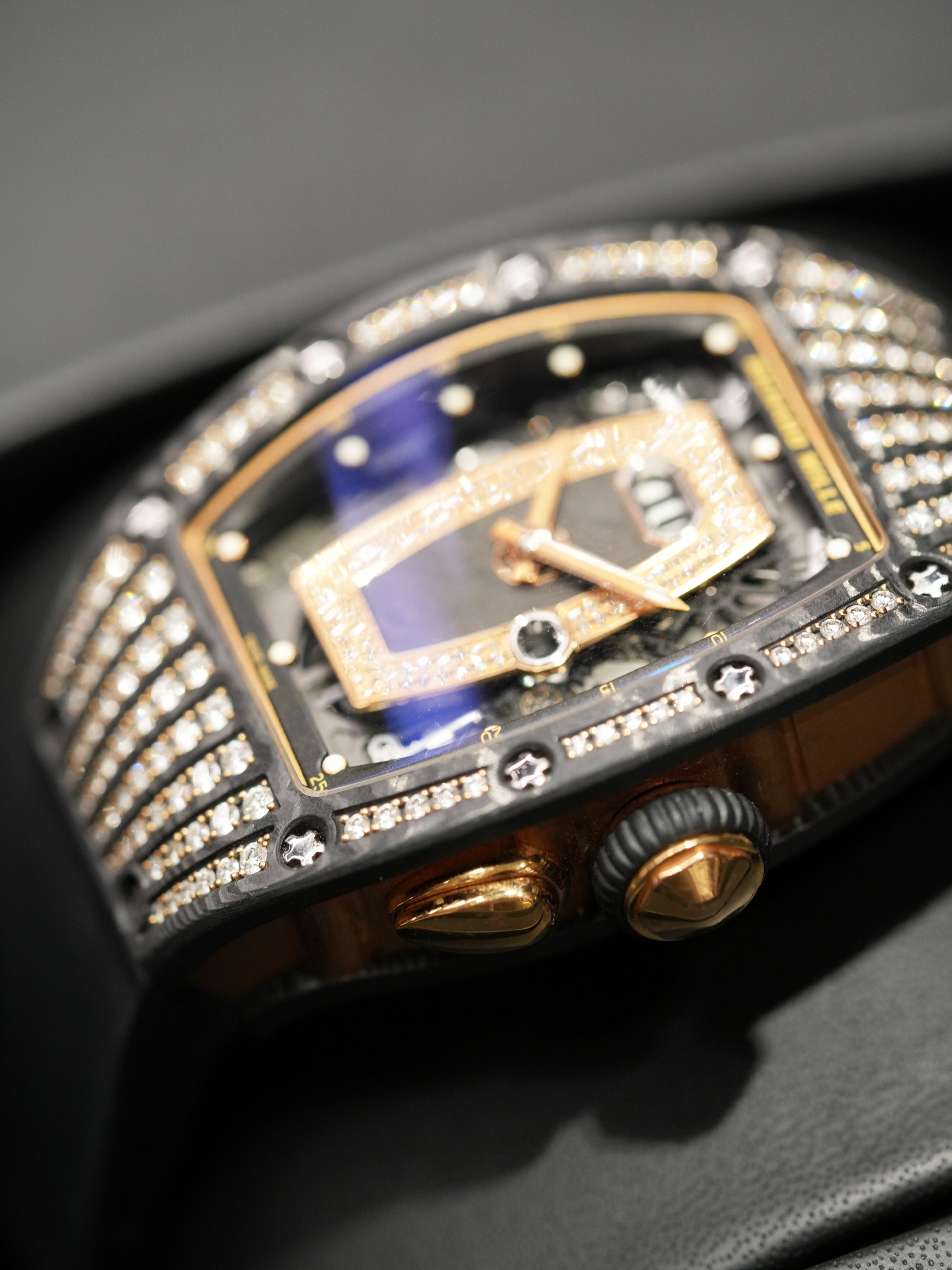 Richard Mille RM 037 RG CA TPT - 18k Rose Gold & Carbon TPT, Automatic, Full Set (2020)