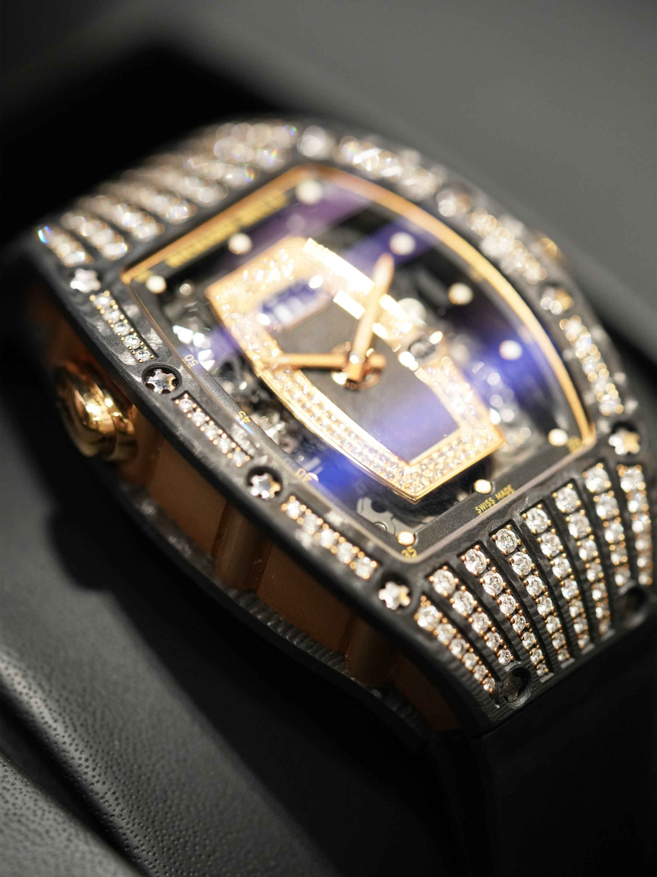 Richard Mille RM 037 RG CA TPT - 18k Rose Gold & Carbon TPT, Automatic, Full Set (2020)